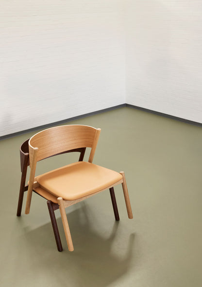 Hübsch Oblique Lounge Chair Sitz Natur