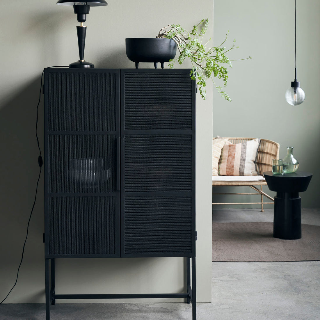 Hausarzt - Displayschrank, Sammeln, Schreibtisch, Eisen 80x38x135 cm