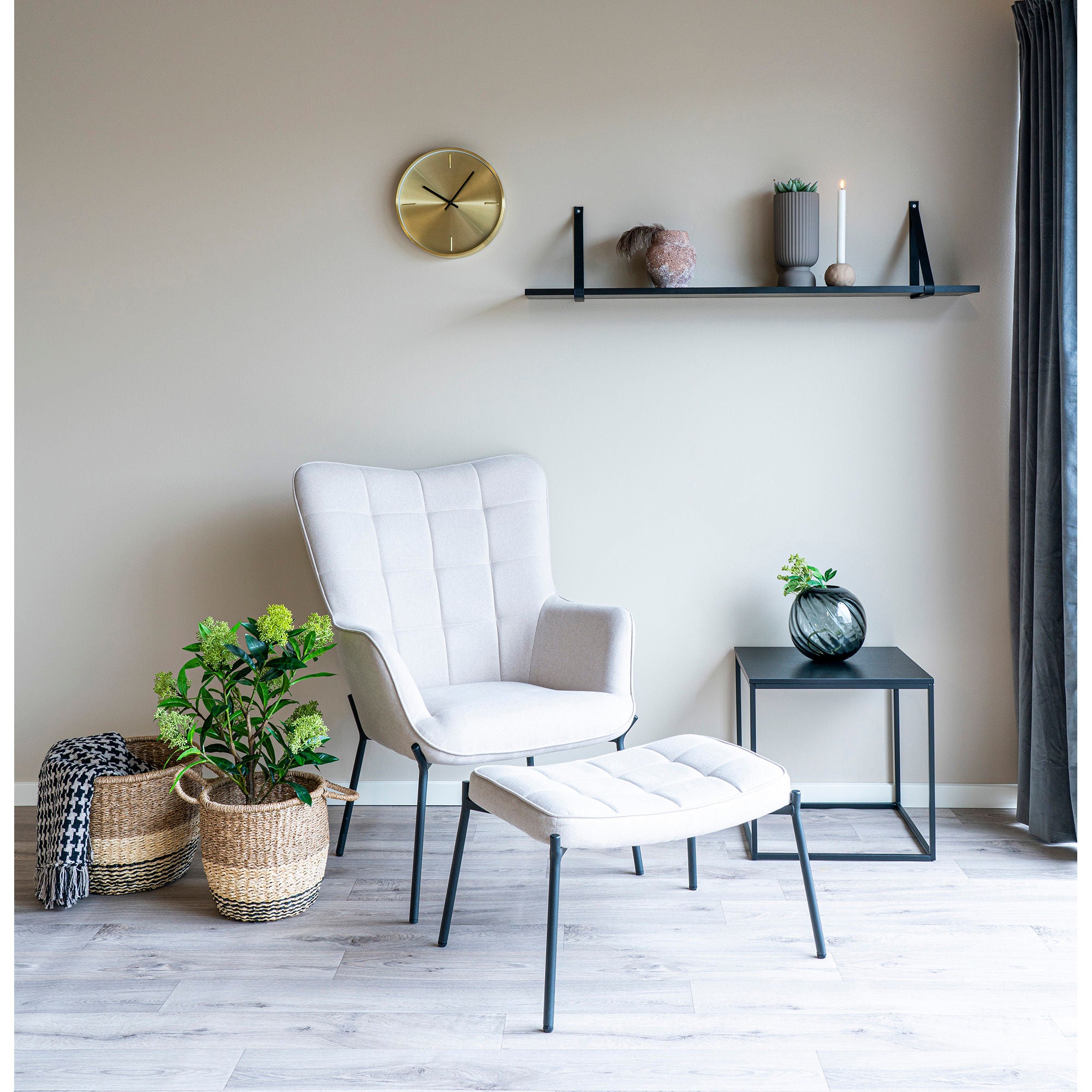 Haus nordischer Glasgow Fußschemel