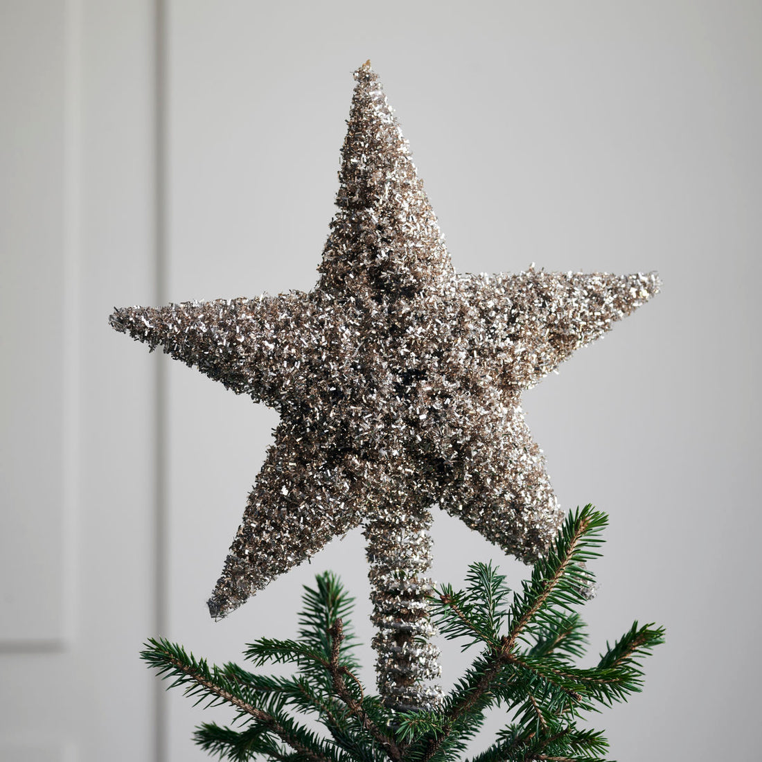 Hausarzt - Weihnachtsbaumstar, Freude, Gold - L: 26 cm