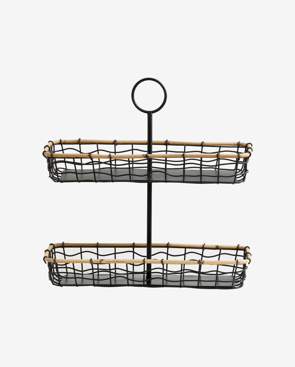HANA -Speicherkurve in schwarzem Metallgeflecht - Schwarz