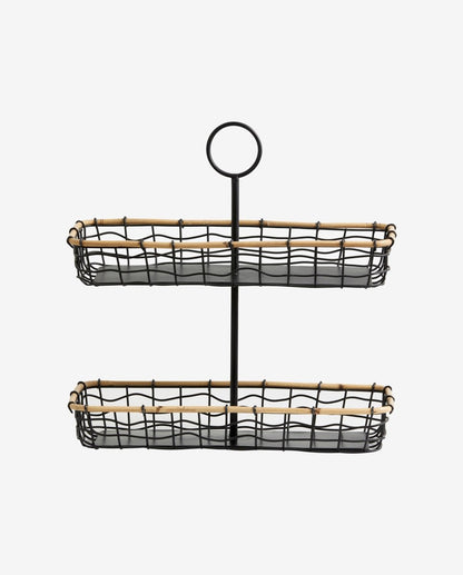 HANA -Speicherkurve in schwarzem Metallgeflecht - Schwarz
