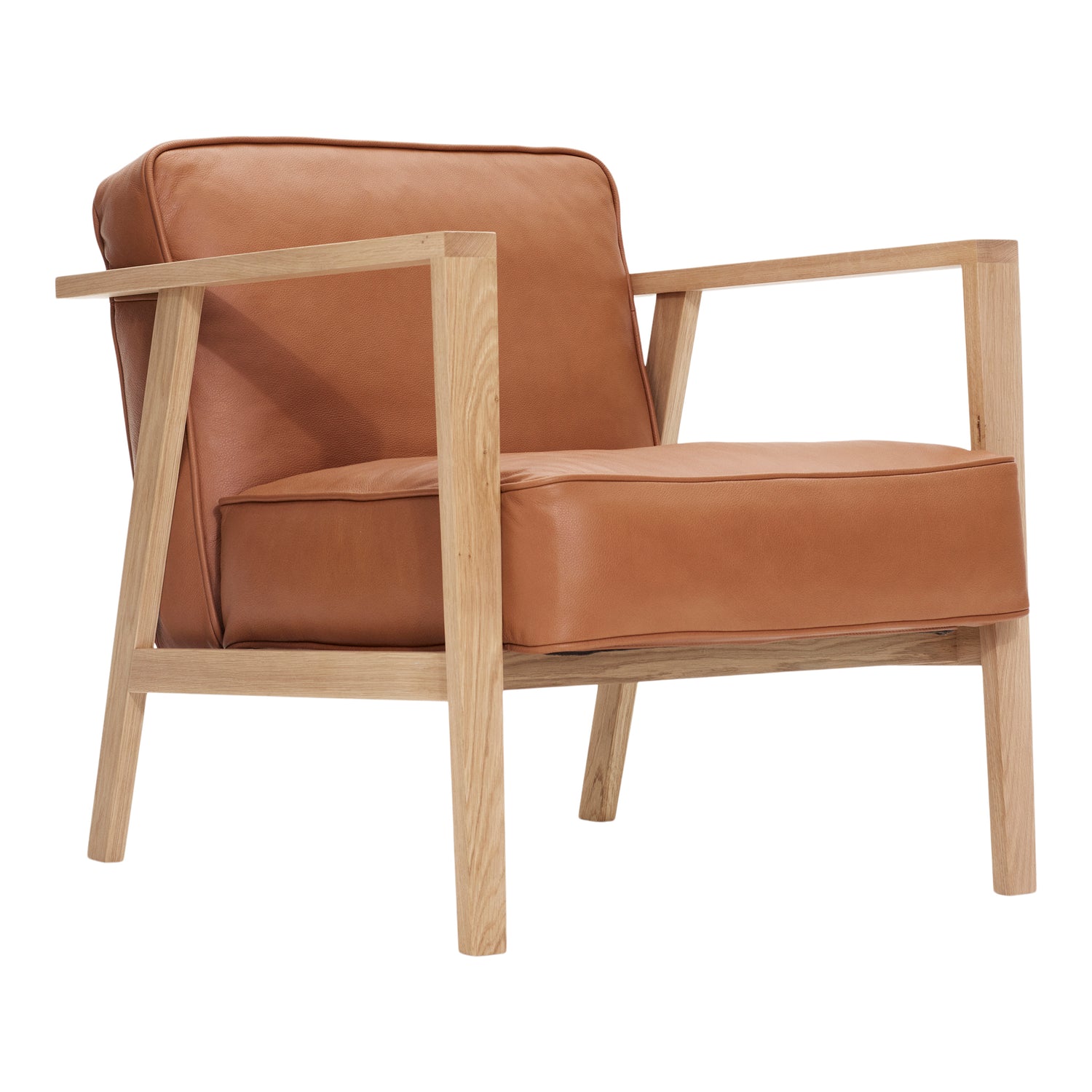 Andersen Möbel - LC1 Lounge Chair - Cognac Leder/Rahmen in Eiche