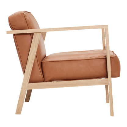 Andersen Möbel - LC1 Lounge Chair - Cognac Leder/Rahmen in Eiche