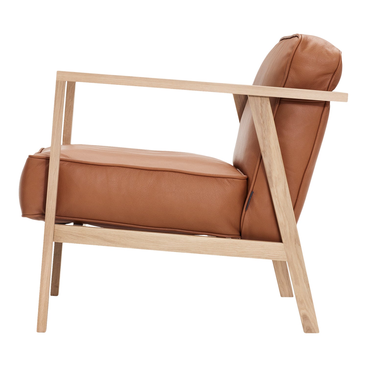 Andersen Möbel - LC1 Lounge Chair - Cognac Leder/Rahmen in Eiche