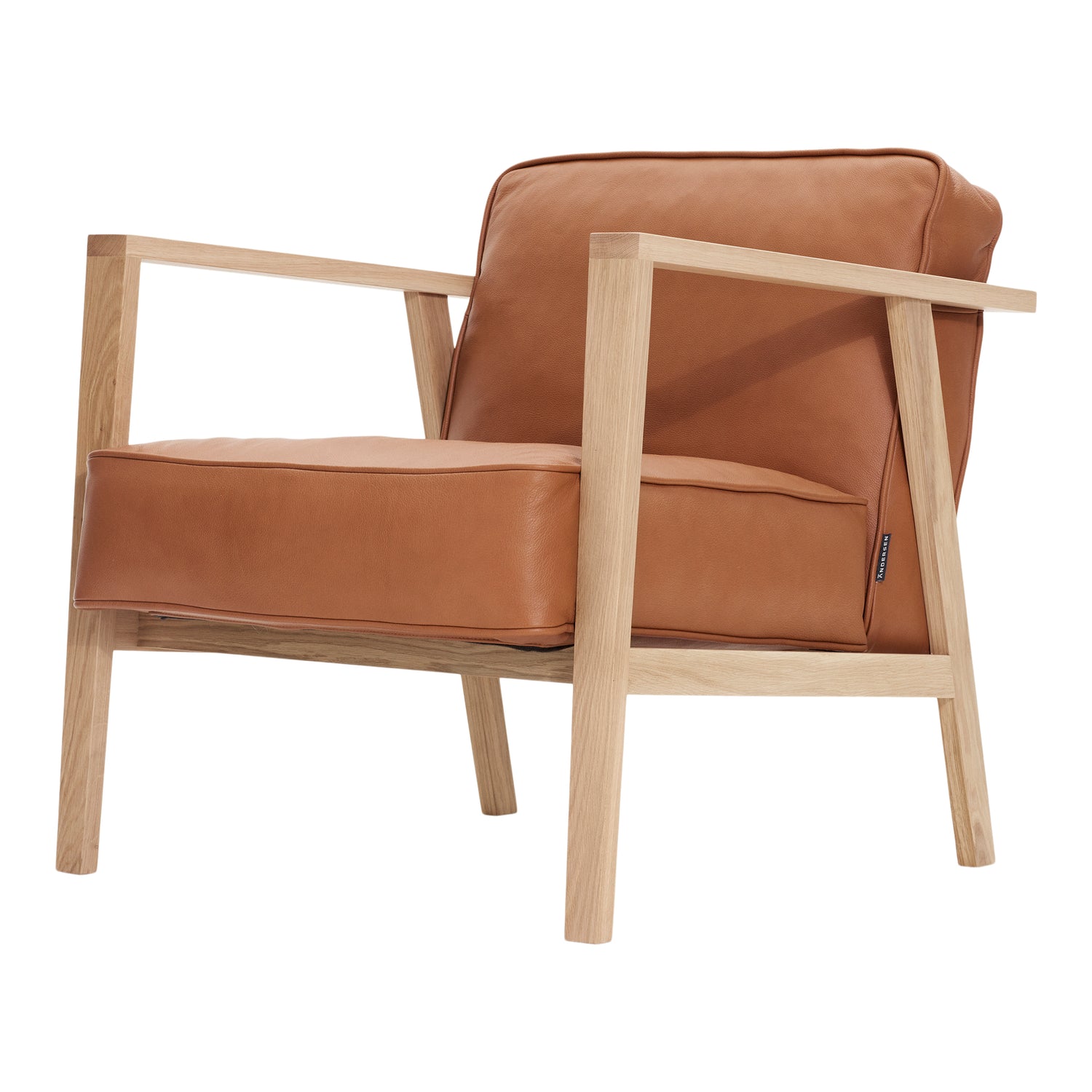 Andersen Möbel - LC1 Lounge Chair - Cognac Leder/Rahmen in Eiche