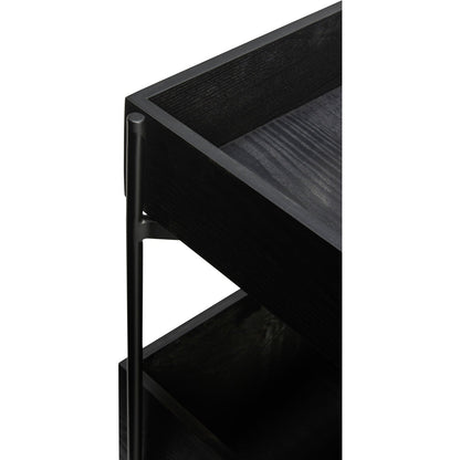 Hübsch frischer Rolltisch schwarz