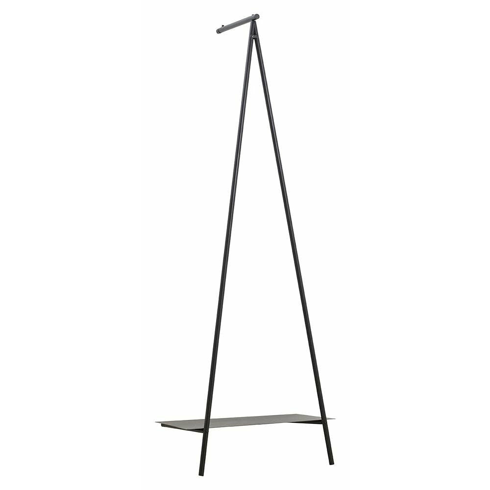 Ravi Garderobe Rack in Eisen - 180 x 64 cm - Schwarz