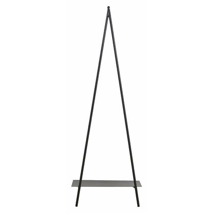 Ravi Garderobe Rack in Eisen - 180 x 64 cm - Schwarz
