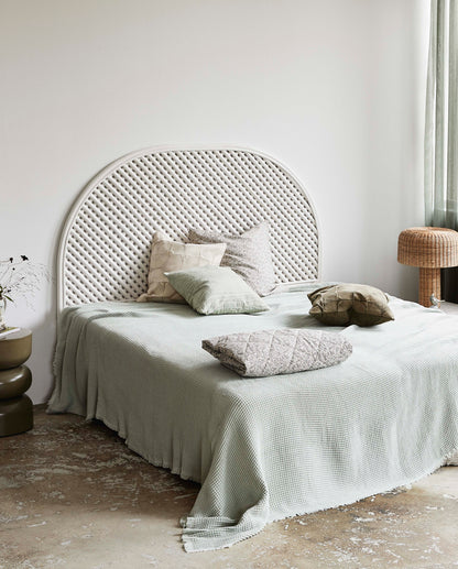 Phai Perle mit in Rattan - Weiß