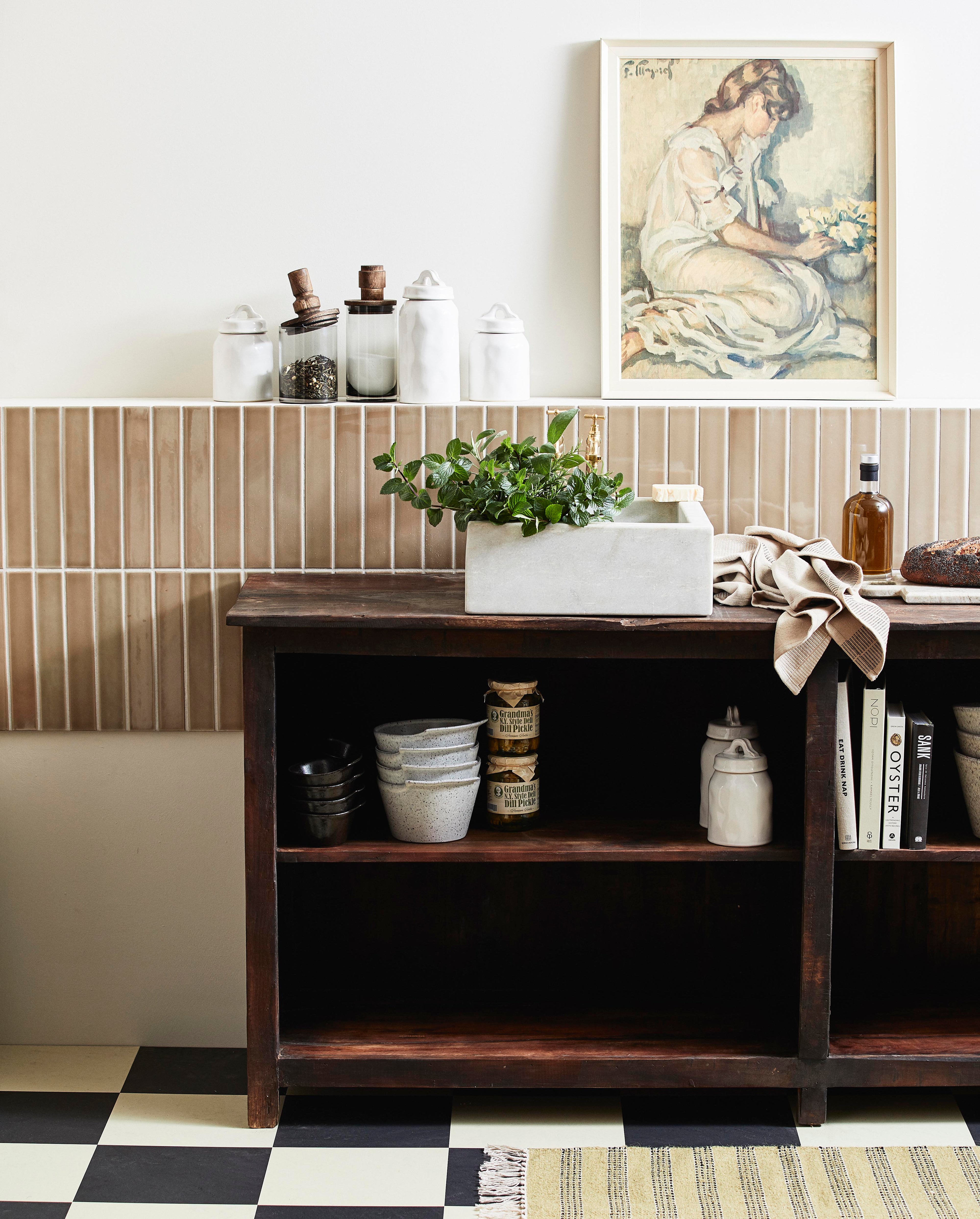 Woodie Sideboard im recycelten Baum - braun