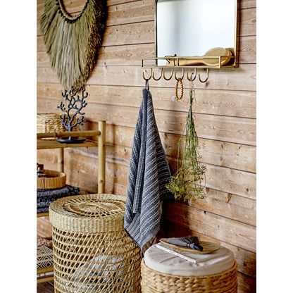 Bloomingville Shona Korb mit Deckel, Natur, Vandhyakinth