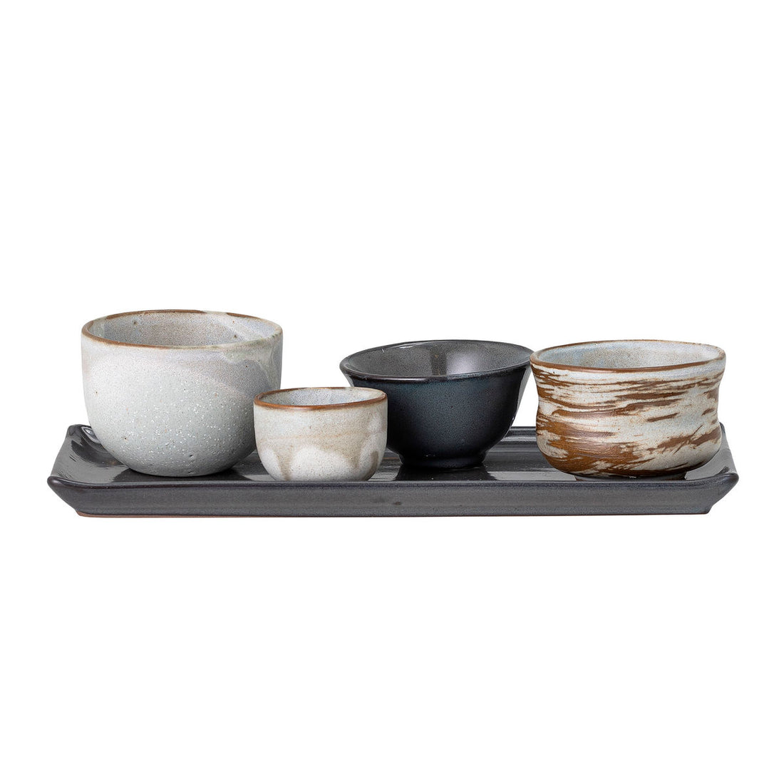 Bloomingville Masami Sushi Sæt, Hvid, Stentøj - Bloomingville - DesignGaragen.dk