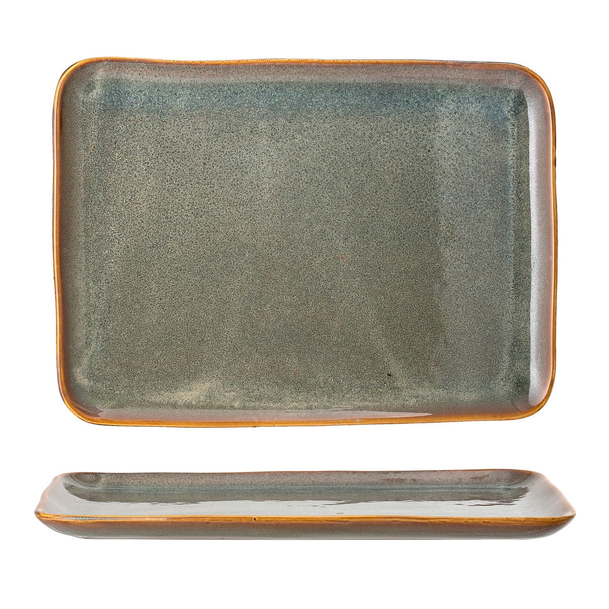 Bloomingville Aime serviert Essen, Grün, Steinzeug