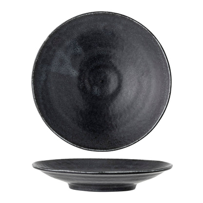Bloomingville Yoko Plate, Sort, Porcelæn - Bloomingville - DesignGaragen.dk