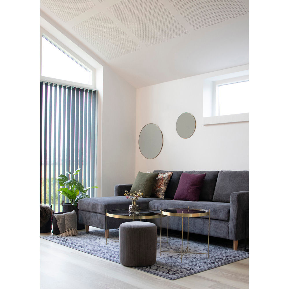 Ferrel Kissen – Kissen in Burgunderrot, 45 x 45 cm