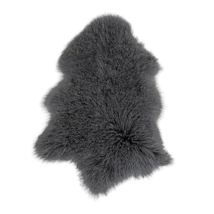 Mongolisches Leder - Mongolisches Leder, Grau, 50 x 90 cm