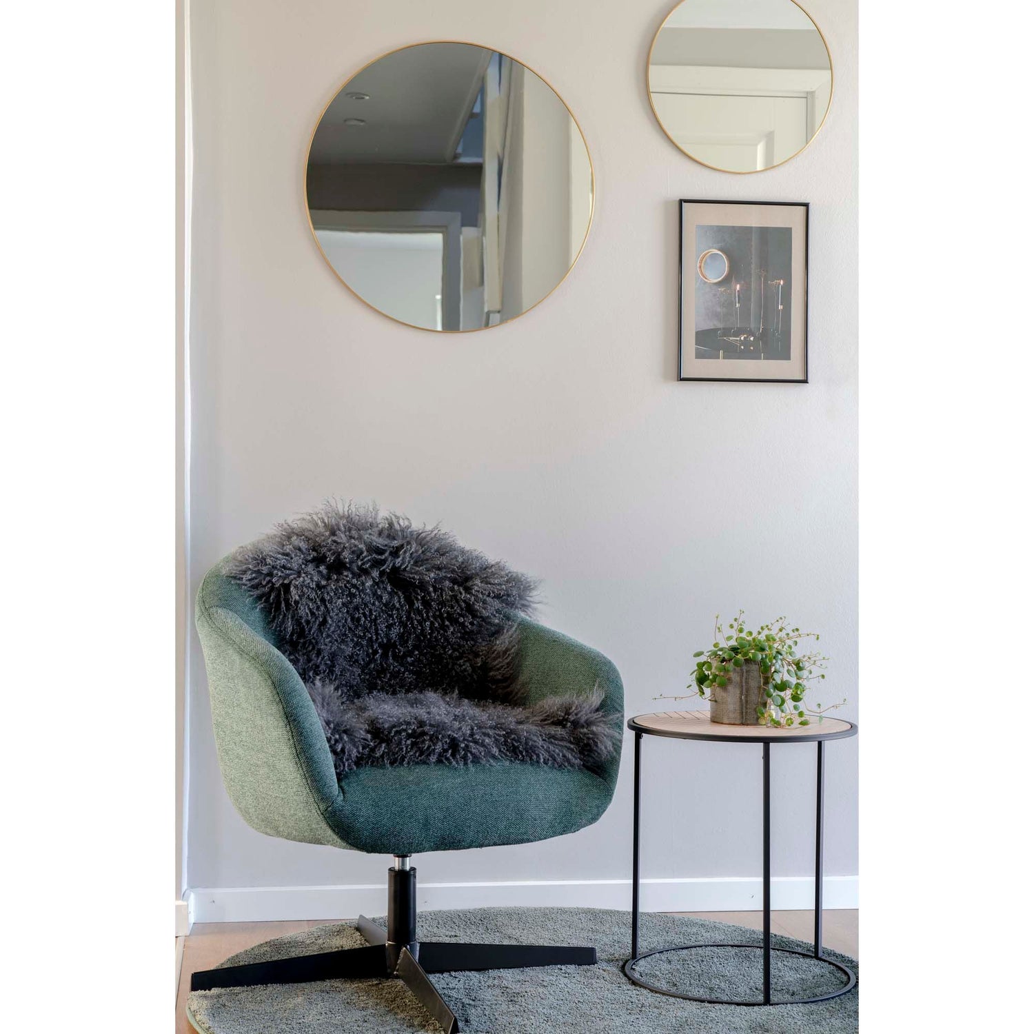 Mongolisches Leder - Mongolisches Leder, Grau, 50 x 90 cm