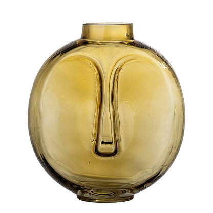 Bloomingville Daissi Vase, Brun, Glas