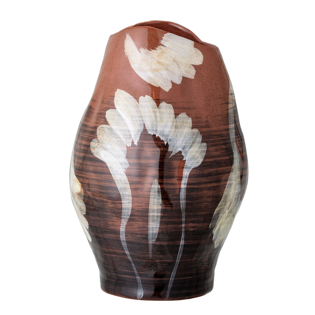 Bloomingville Obsa Vase, Braun, Steingut