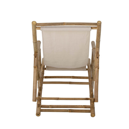 Bloomingville Corfu Sun Lounger, Natur, Bambus