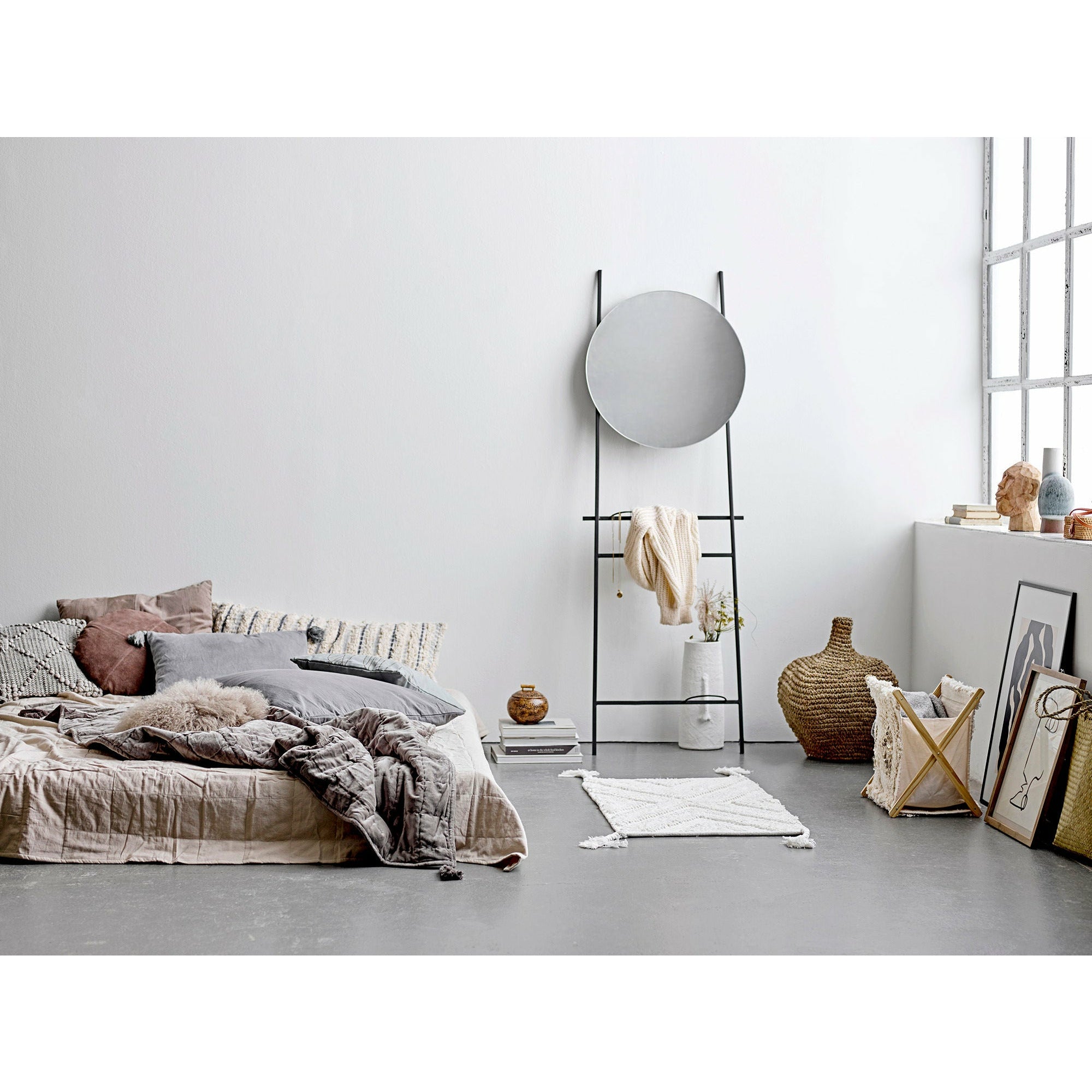 Bloomingville Berican Deko Vase, Hvid, Terrakotta - Bloomingville - DesignGaragen.dk