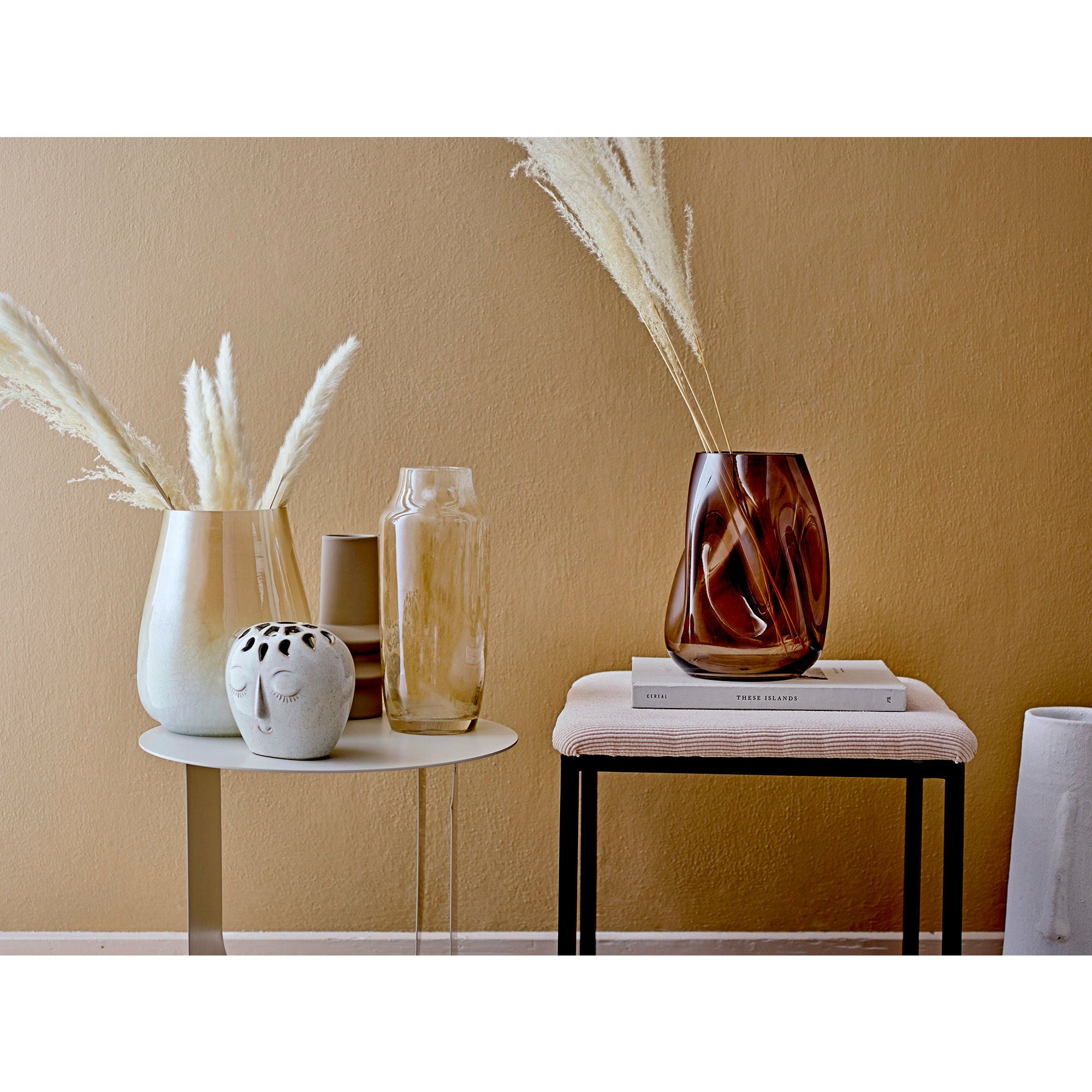 Bloomingville Berican Deko Vase, Hvid, Terrakotta - Bloomingville - DesignGaragen.dk