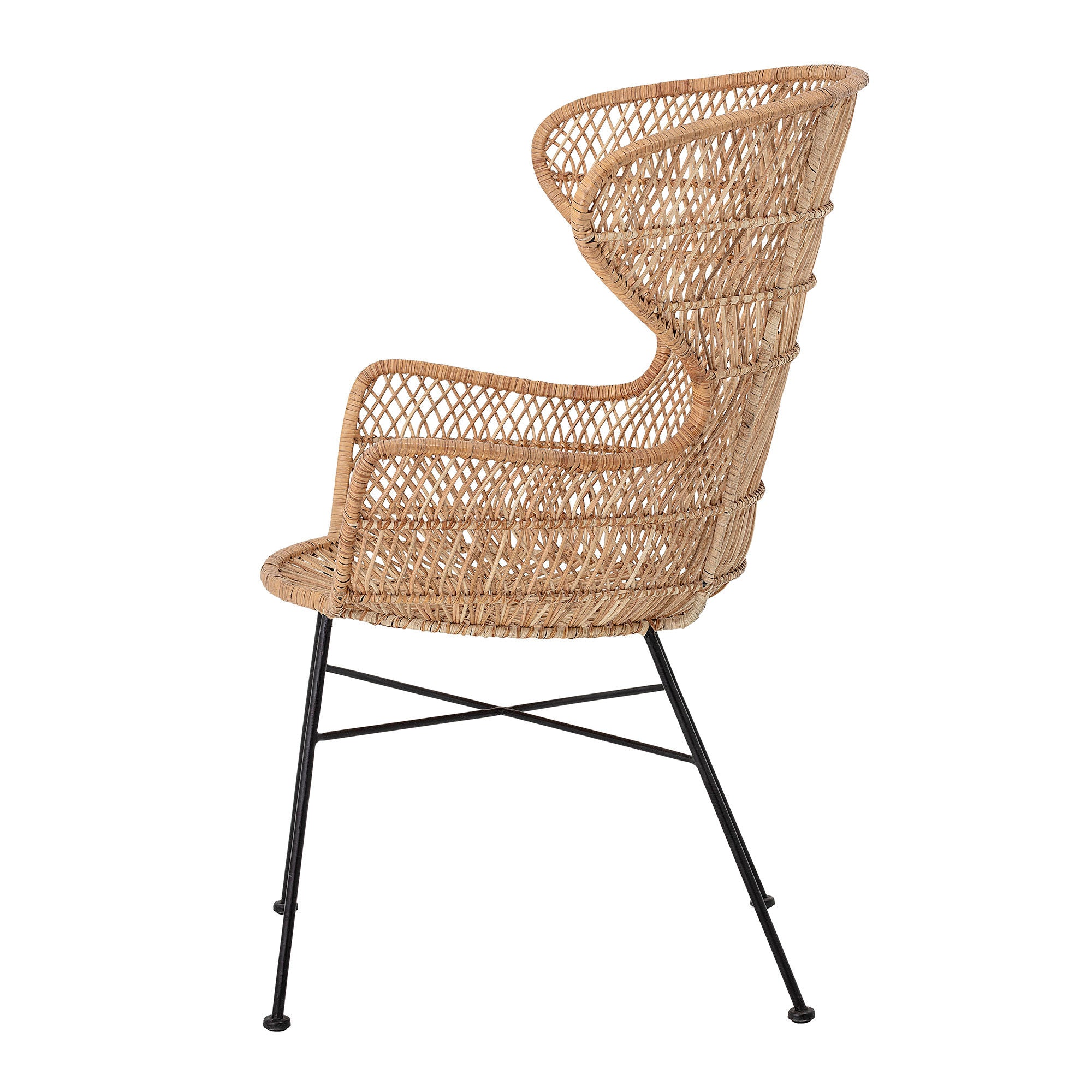 Bloomingville Bloomingville Oudon Lounge Stol, Natur, Rattan - DesignGaragen.dk.