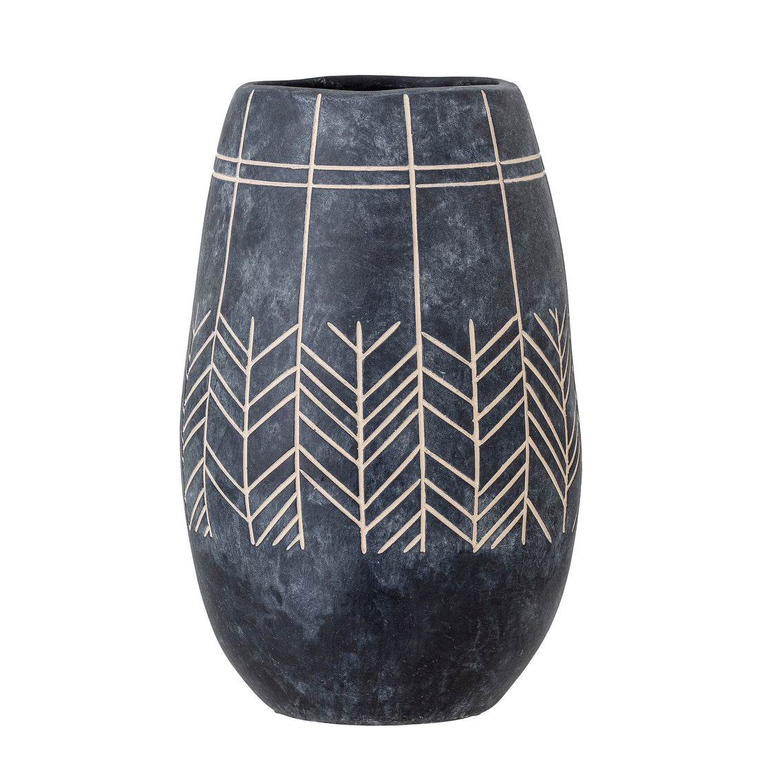 Bloomingville Mahi Deco Vase, Sortier, Keramik