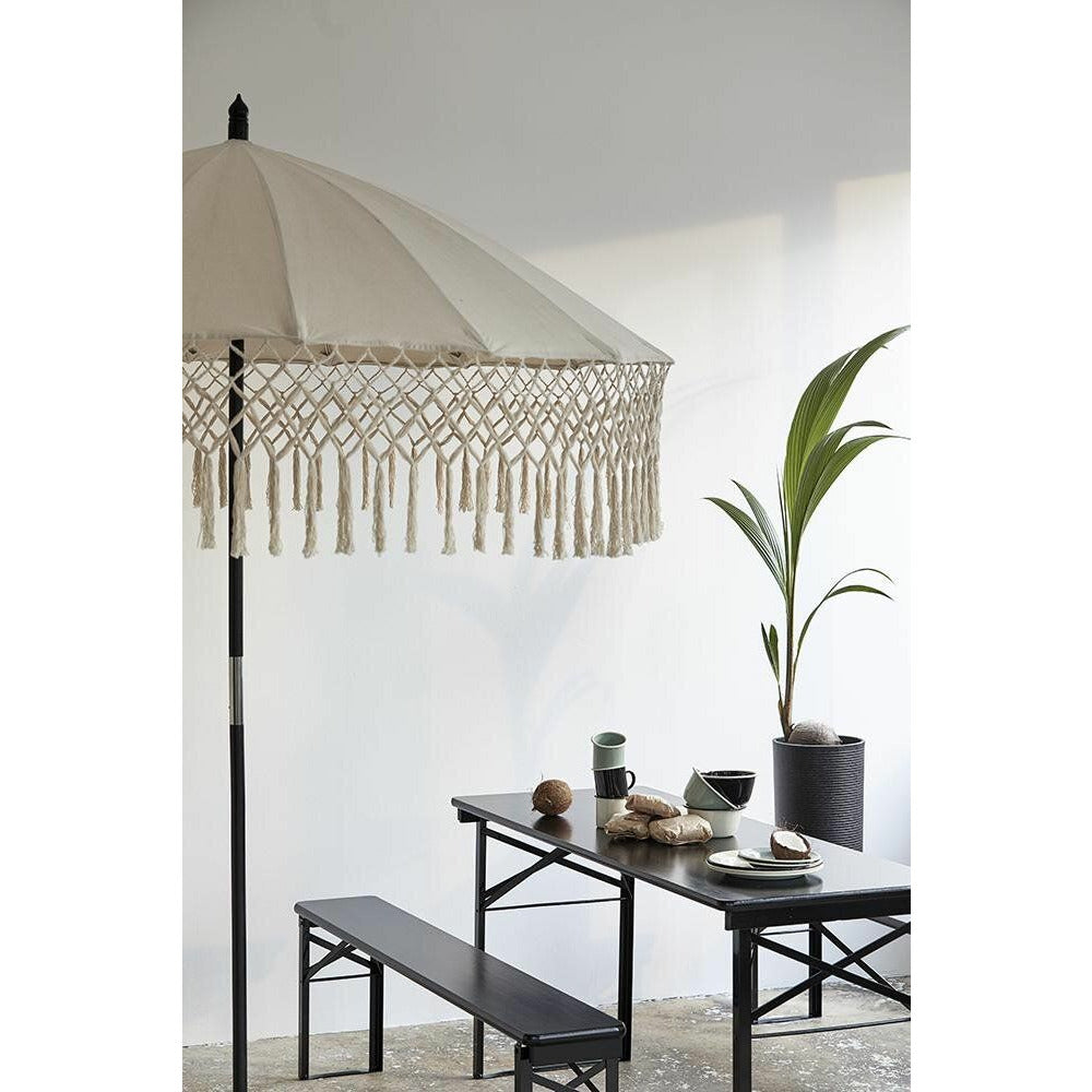 Torsa Parasol in Baumwolle - H234 cm - Creme