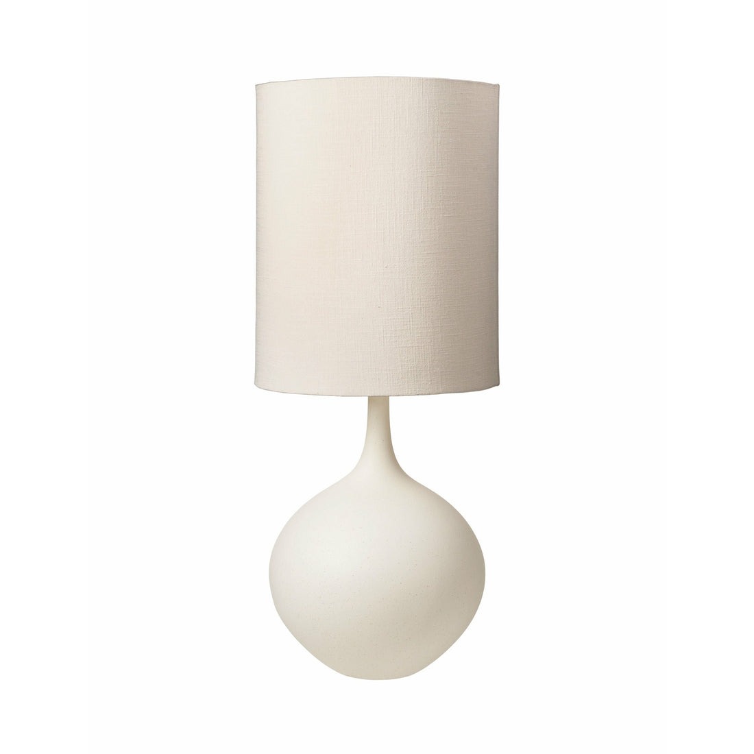 Cozy Living Bella Keramiklampe mit Schirm - MILK*