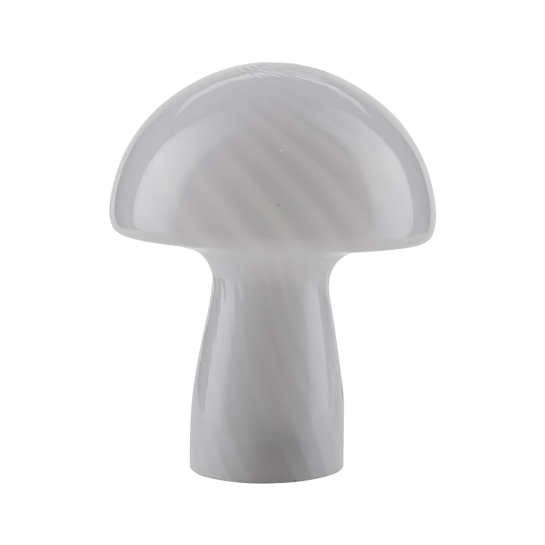 Bahne - Pilzlampe / Pilztischlampe, weiß - H23 cm.