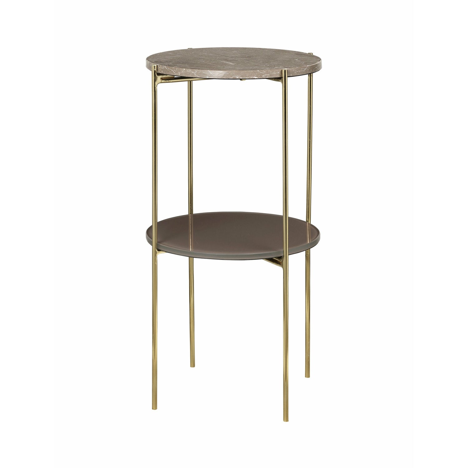 Gemütlicher lebender Fryd Marmor Bett Side Stand - Toffee Brown