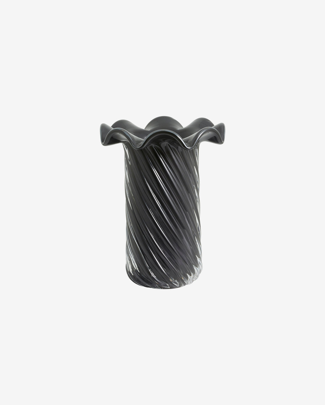 Koro Vase, Glas - grau