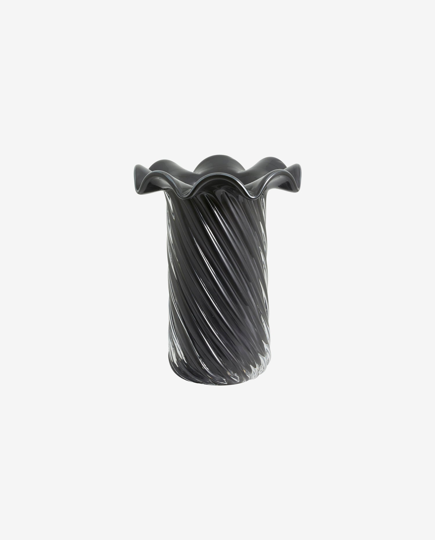 Koro Vase, Glas - grau