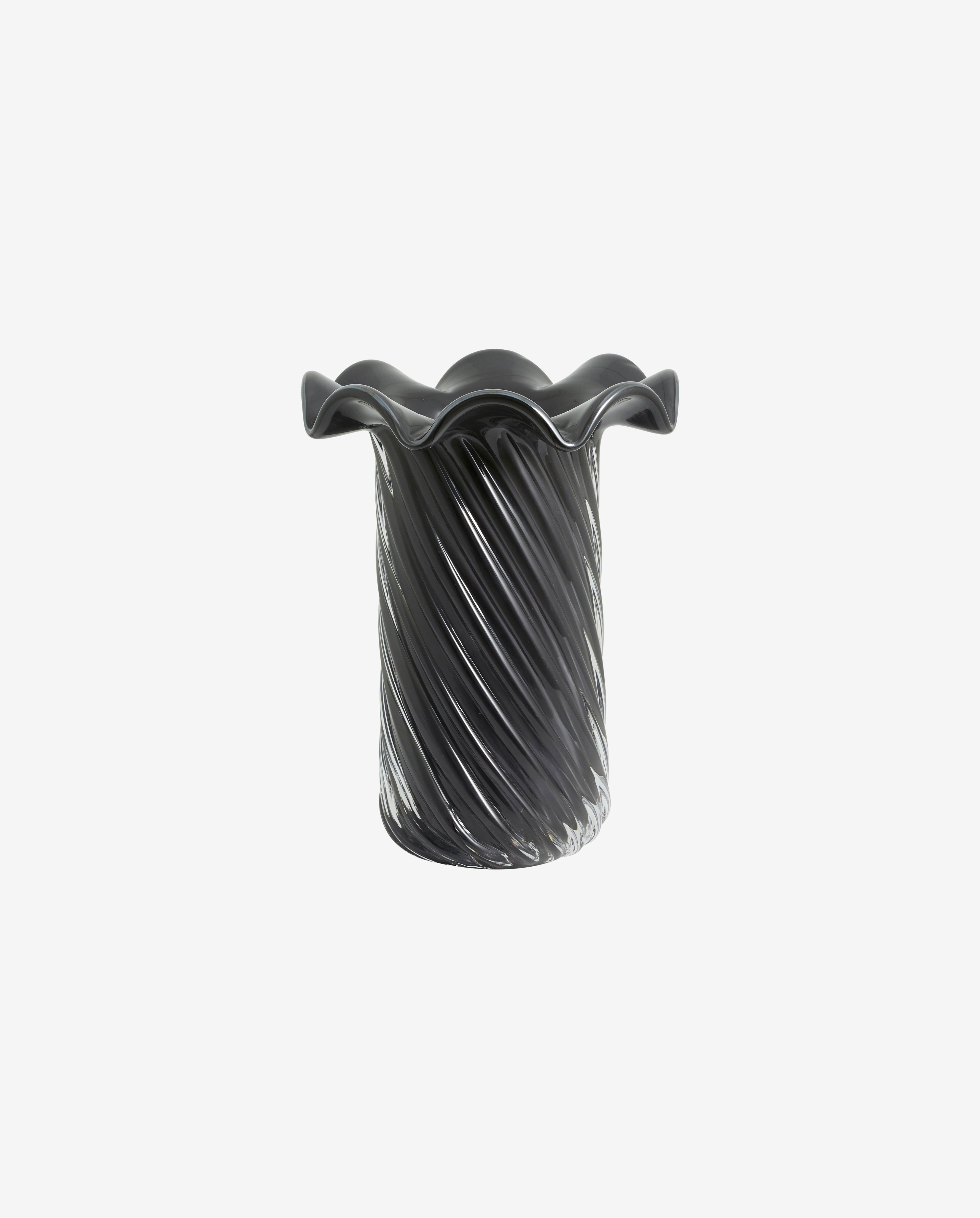 Koro Vase, Glas - grau