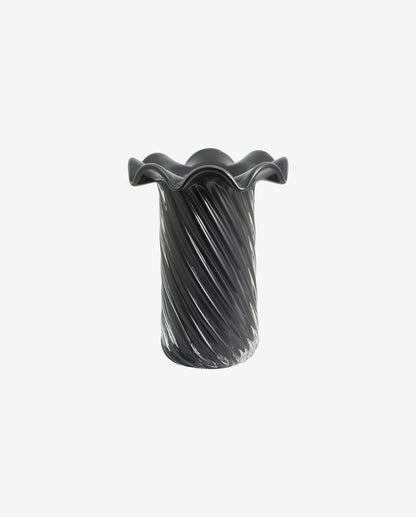 Koro Vase, Glas - grau