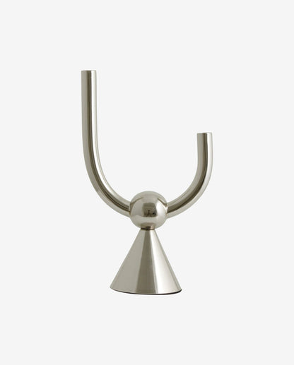 Corfu Candlestick - Chrom