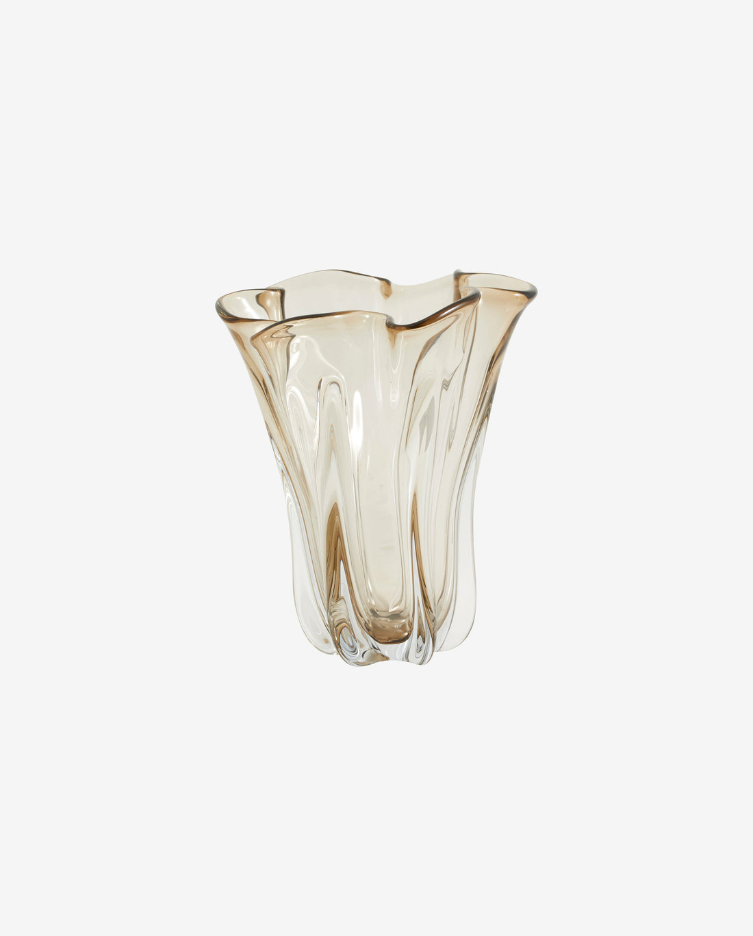 Komnio Vase - hellbraun
