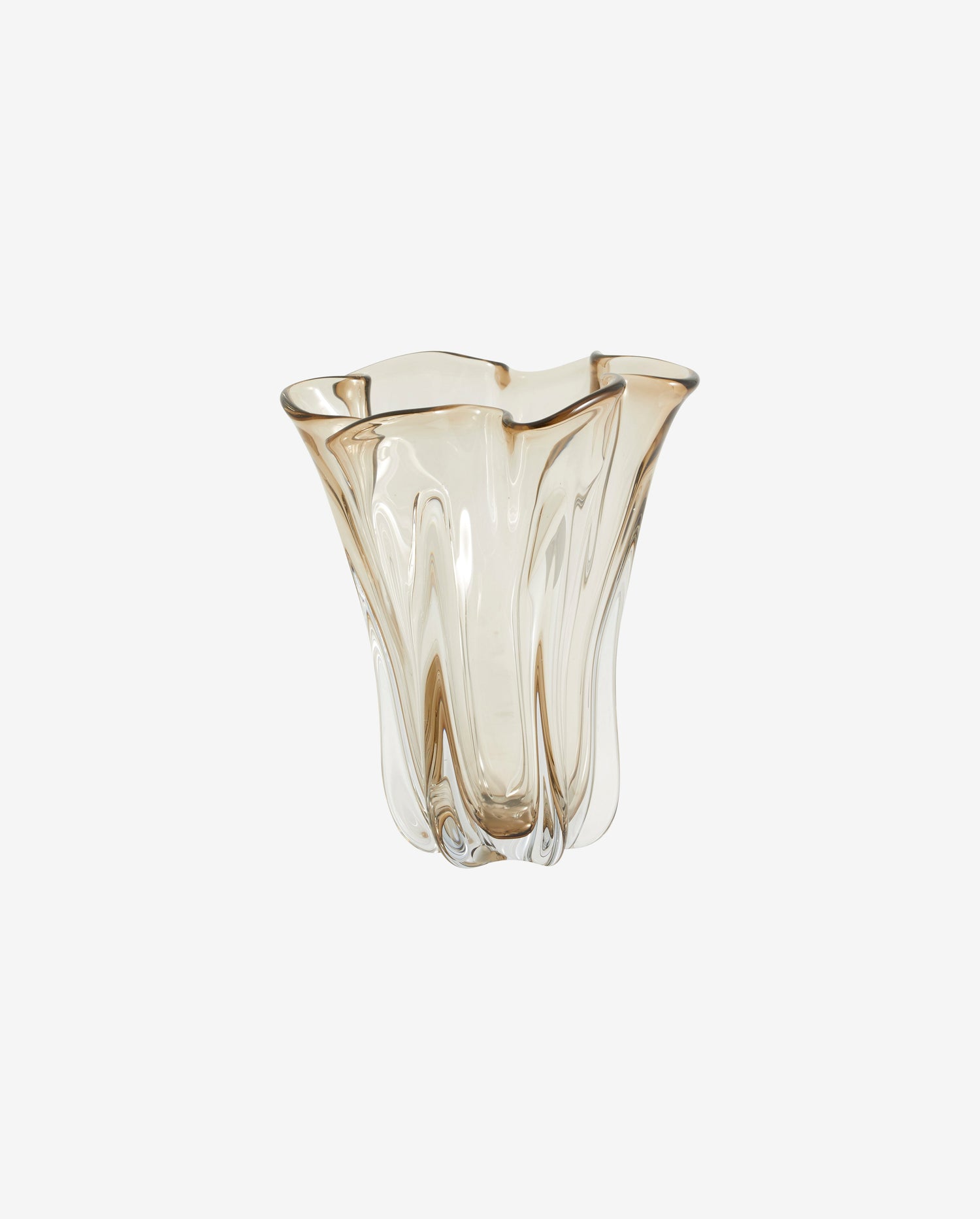 Komnio Vase - hellbraun