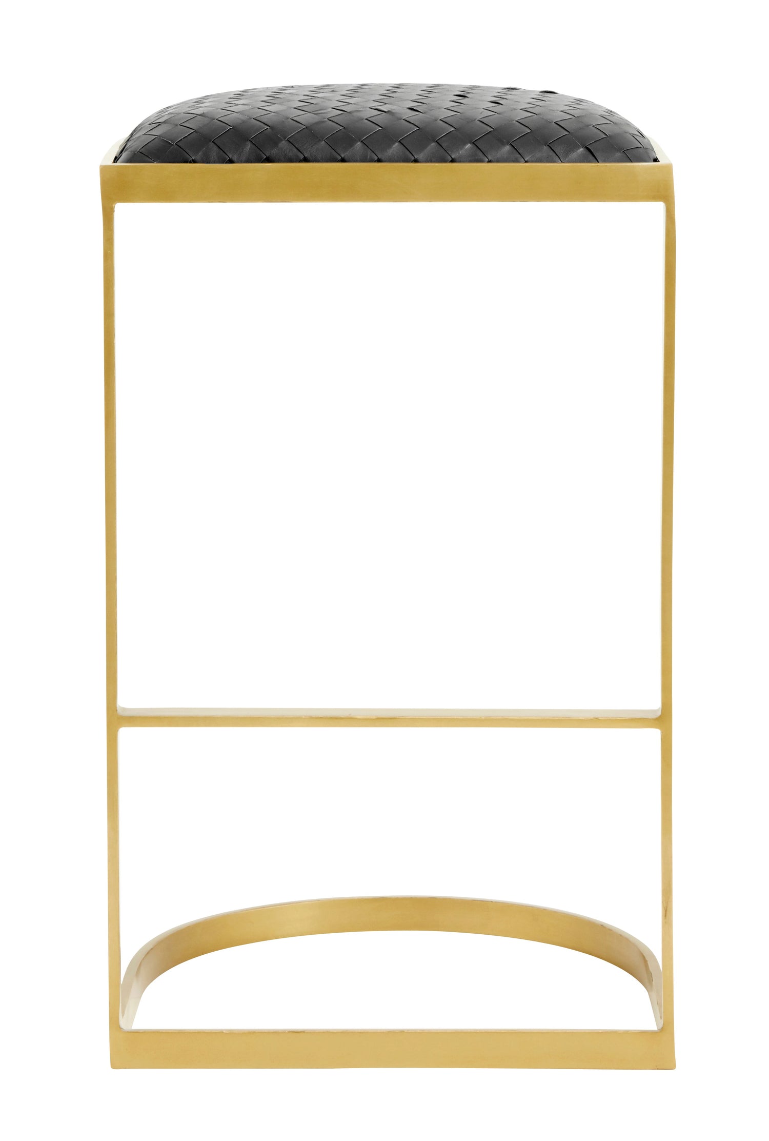 Nordal A/S EA Barstuhl, schwarzes Geflecht/Gold