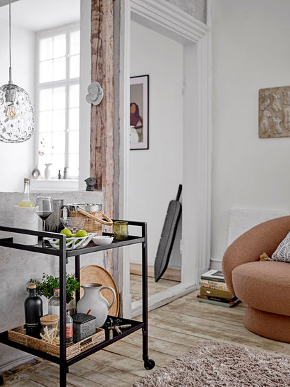 Bloomingville Yvette Weinglas, grau, Glas