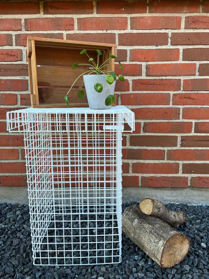 Kalager Design Drahthocker, weiß