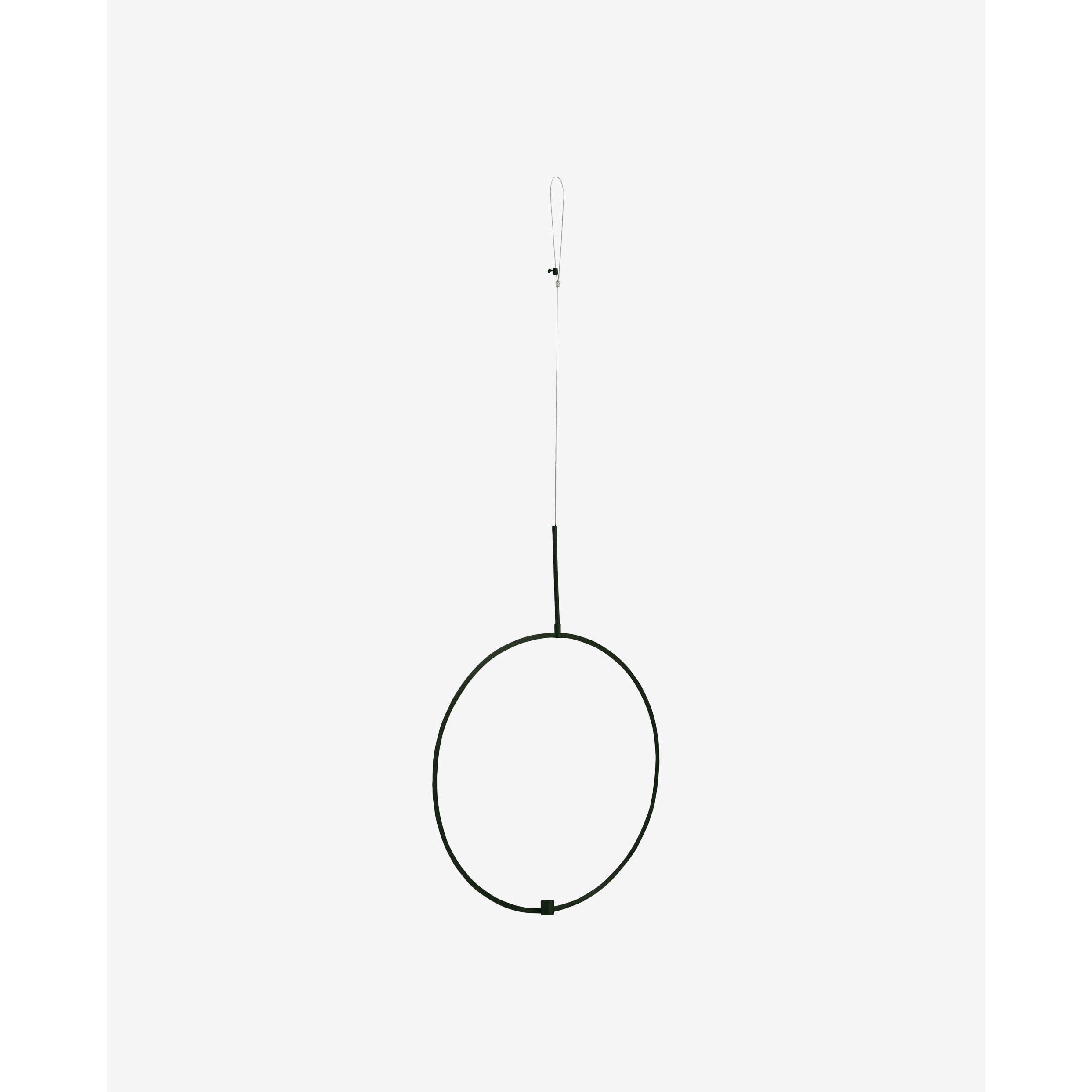 Cirkel lysestage til ophæng - ø52 cm - sort - Nordal - DesignGaragen.dk