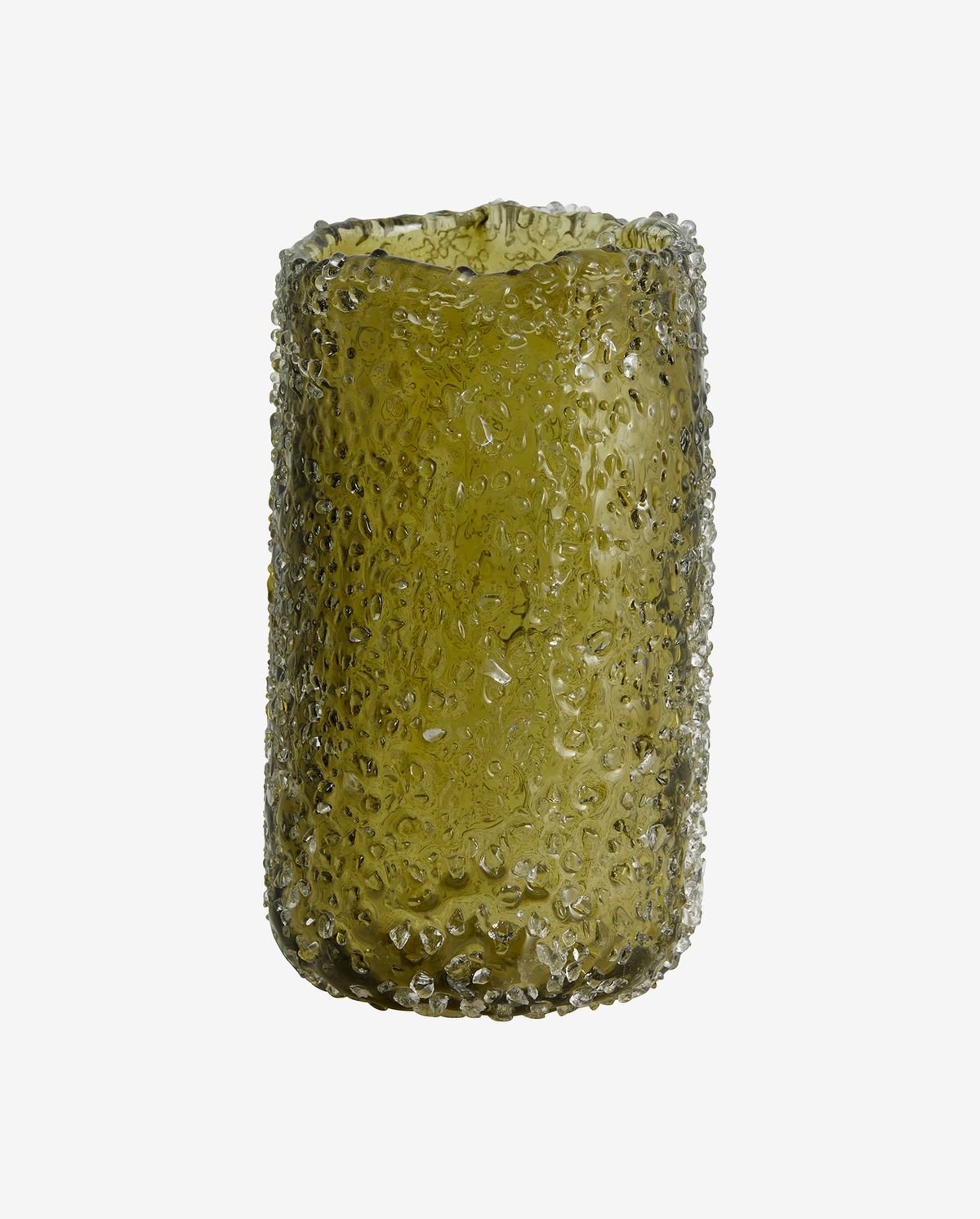 Clyde Glasvase - H19.5 cm - Grün