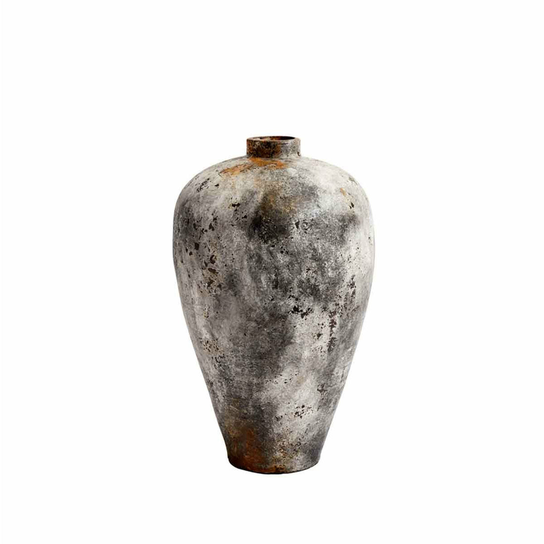 Krukke Echo 80 - Rustgrå - Terracotta - H: 80 Ø: 45 cm - Muubs - DesignGaragen.dk