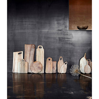 Muubs Skærebræt Organic S - Natur - Teak - W: 17 H: 1,8 L: 32 cm - DesignGaragen.dk.