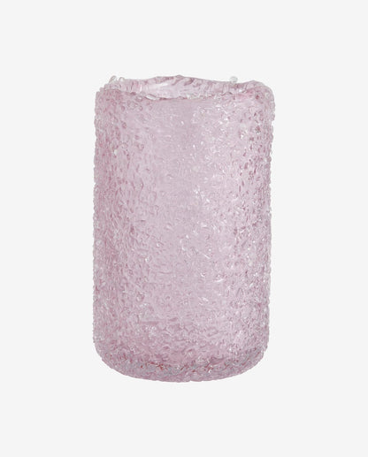 Clyde Glasvase - H19.5 cm - Pink
