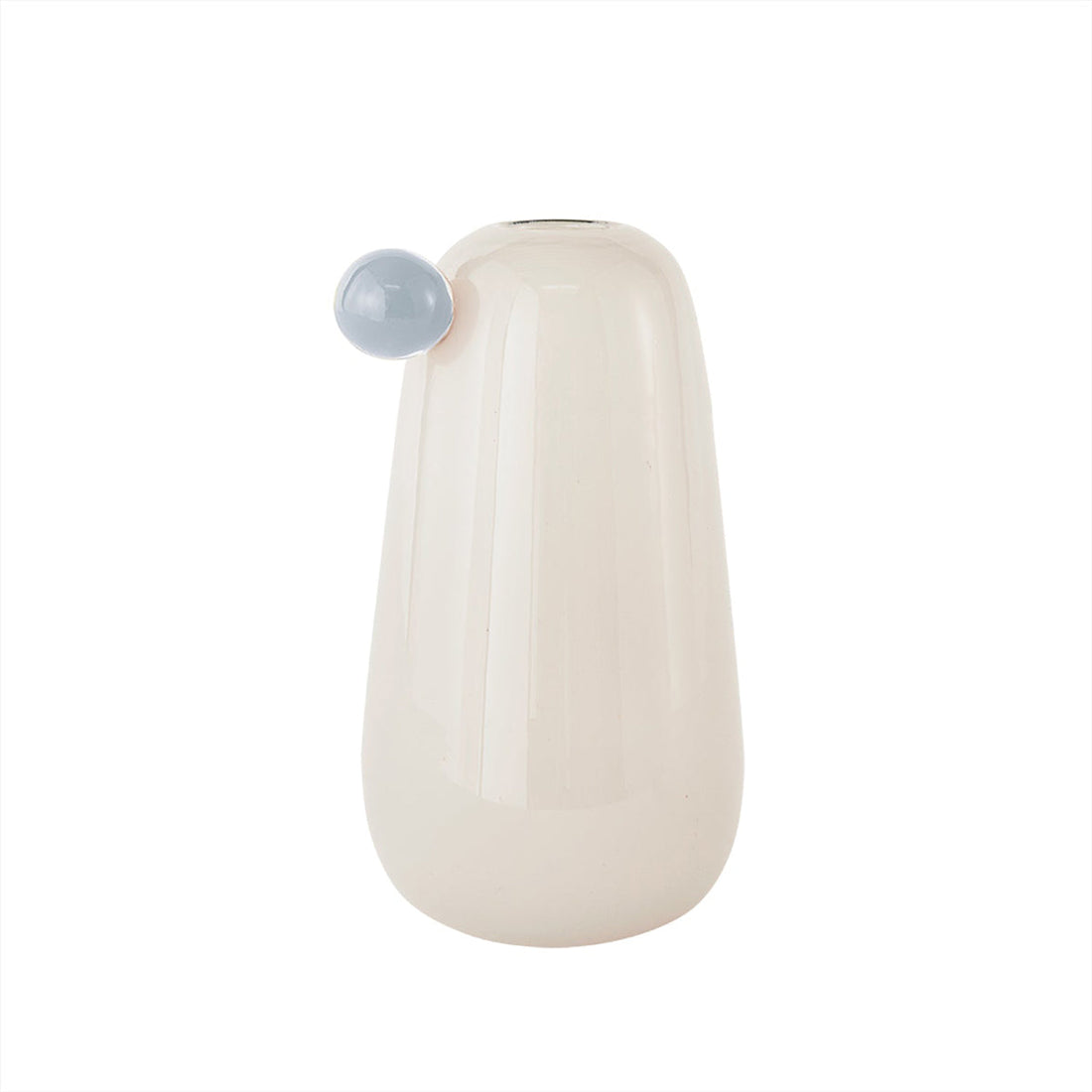 Oyoy Living Inka Vase - groß - rohes Weiß