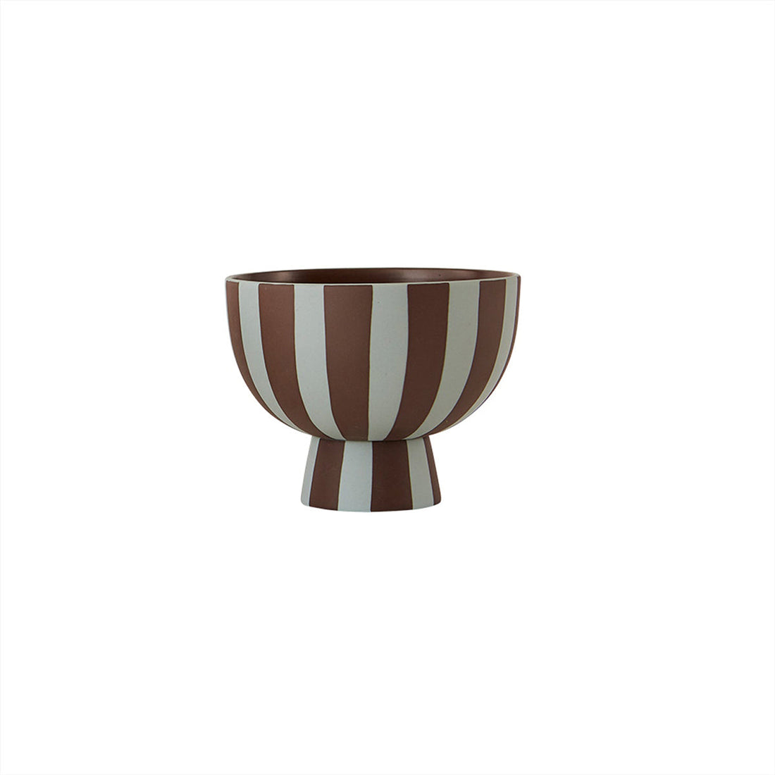 OYOY LIVING Toppu Mini Skål - Dusty Blue / Choko